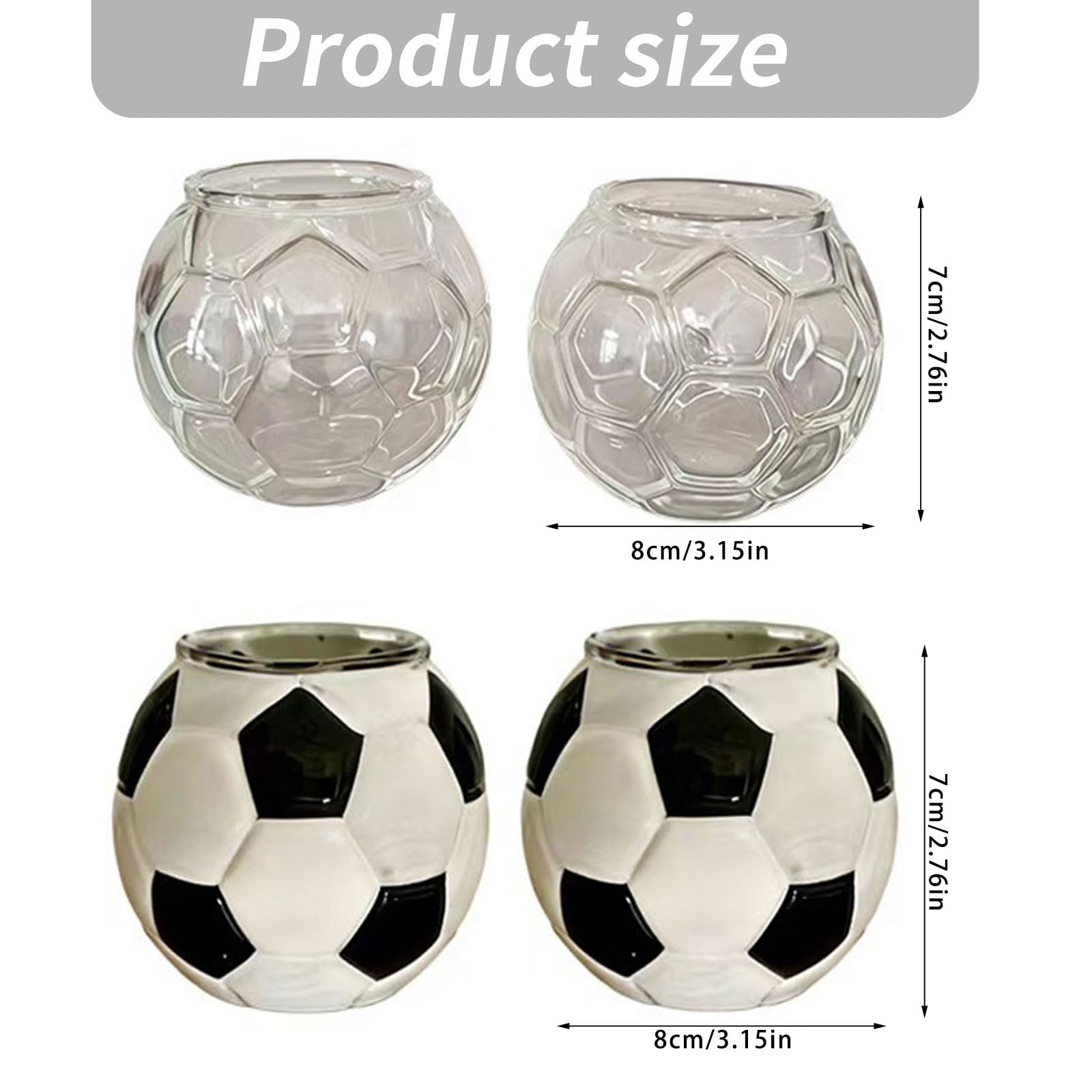 Tazza da Calcio Creativa con Comoda Impugnatura, Base Antiscivolo per Decorazioni Sportive per la casa Tazza da Bere