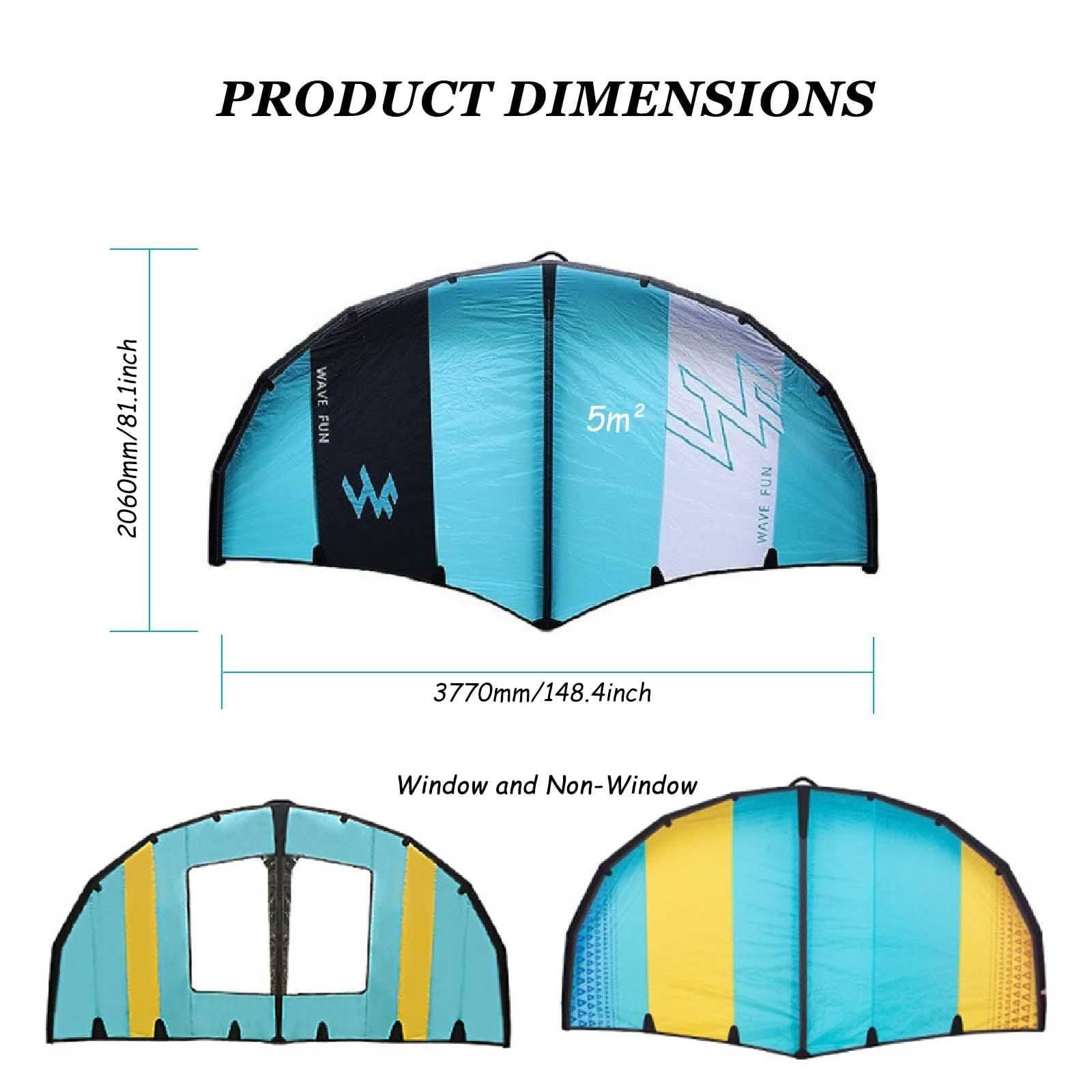 Tabla inflable de aluminio con vela de windsurf para adultos, tela Oxford duradera y PVC, ideal para deportes acuáticos y esquí de nieve surf