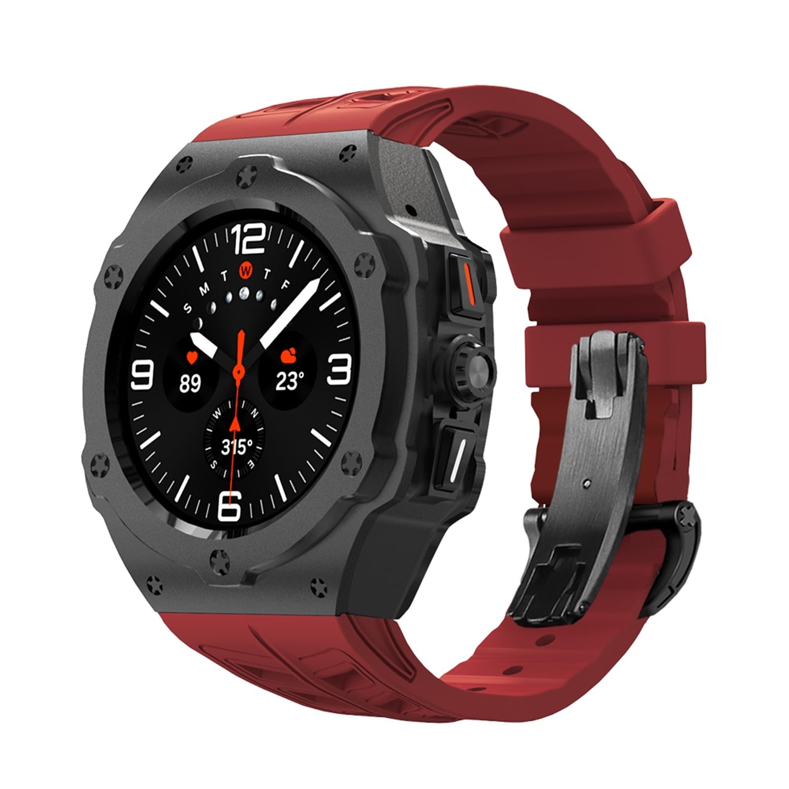 Bracelet de montre fluororubber et boîtier Galaxy Watch 7 Ultra kit modification - 2