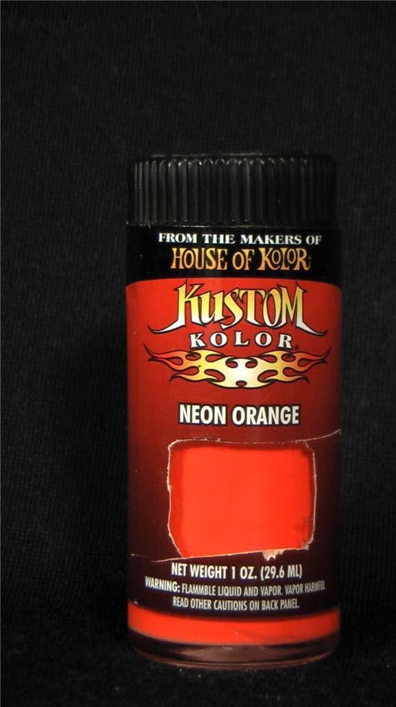 House of Kolor NEON ORANGE Kustom Airbrush Paint auto art