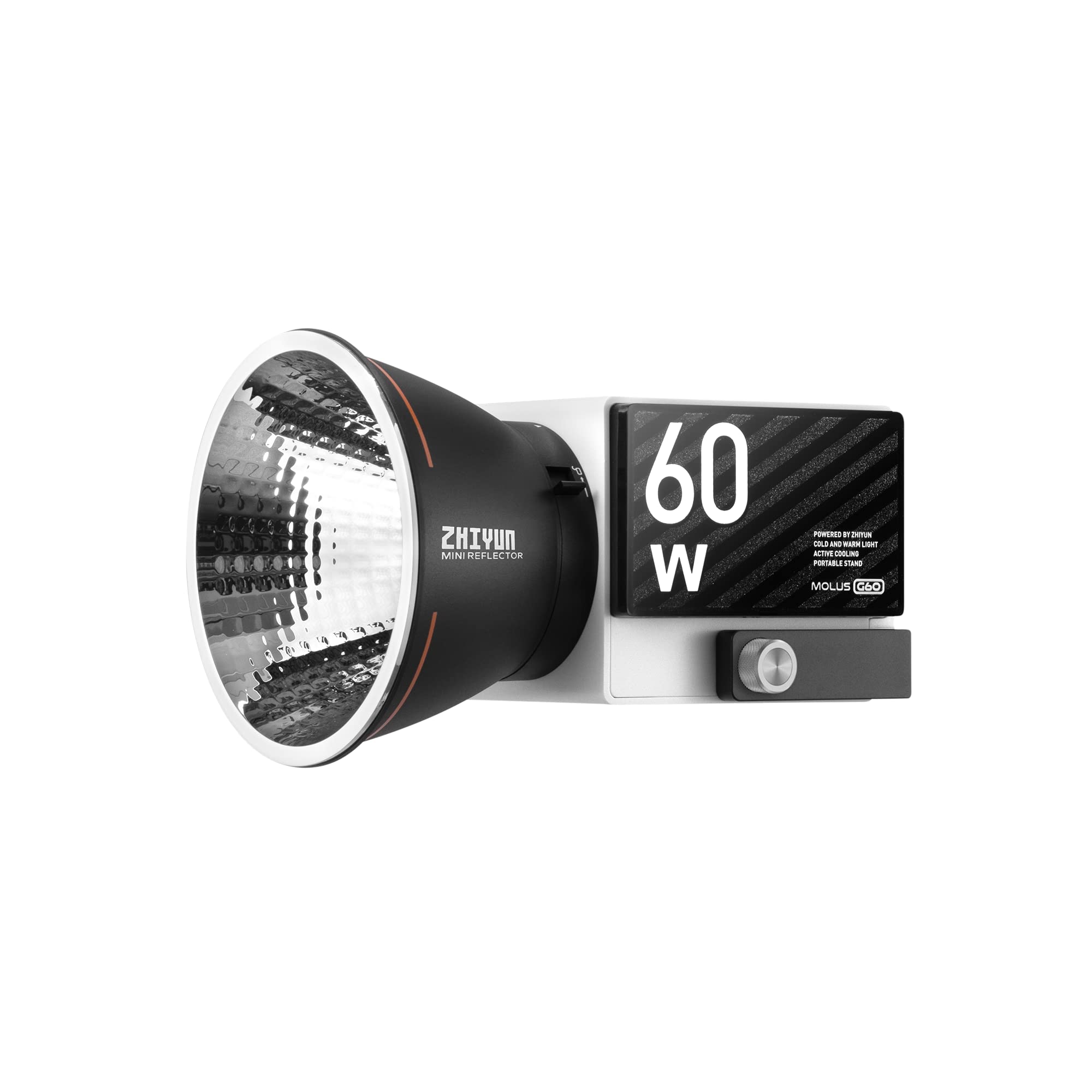Amazon.com : Zhiyun MOLUS G60 60W COB Led Video Light 2700K-6500K 