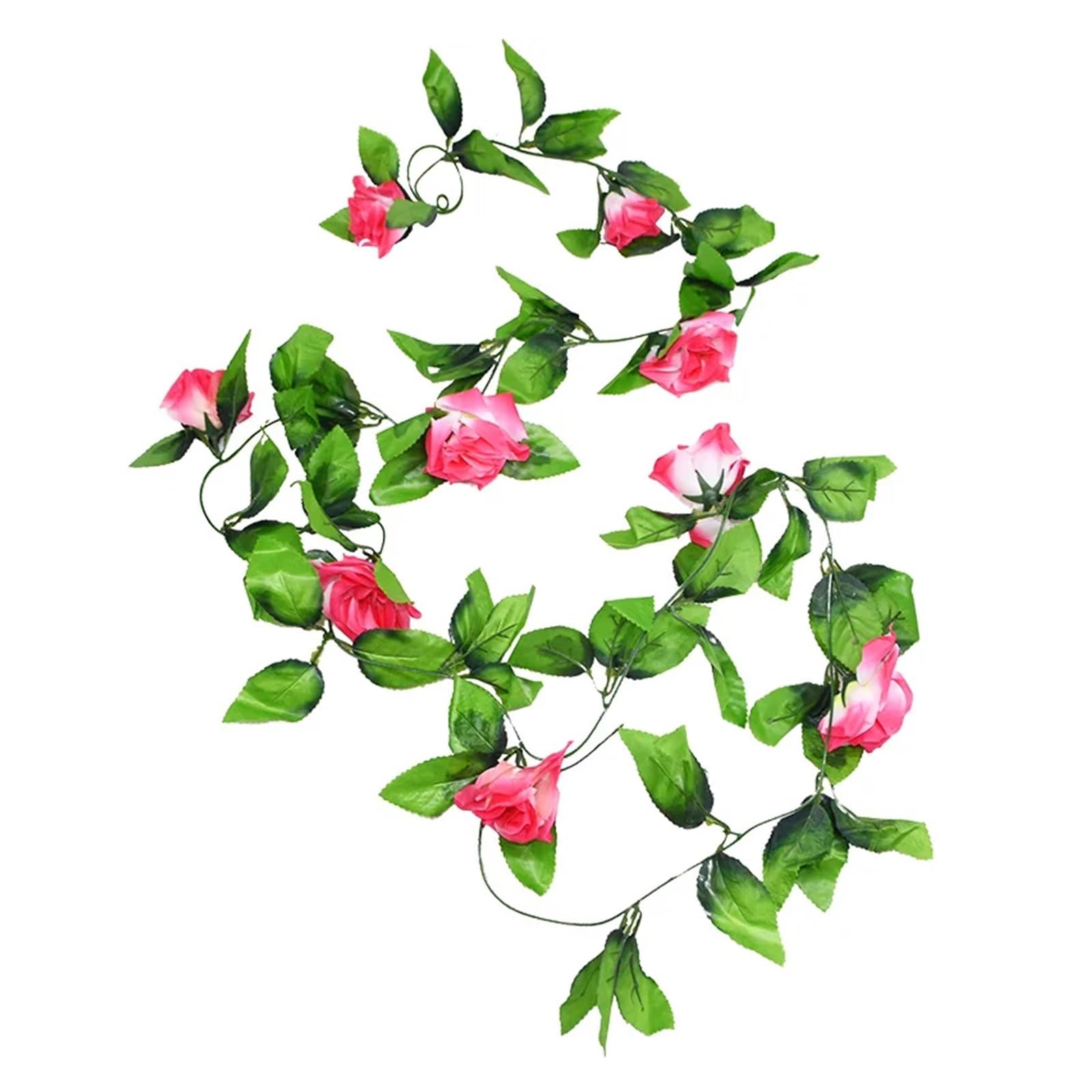 DSFIHJO Artificial Flower Vine Fake Ivy Wisteria Flowers Artificial Plant Vine Garland for Room Garden Decorations Wedding Arch Floral Decor(230cm H04)