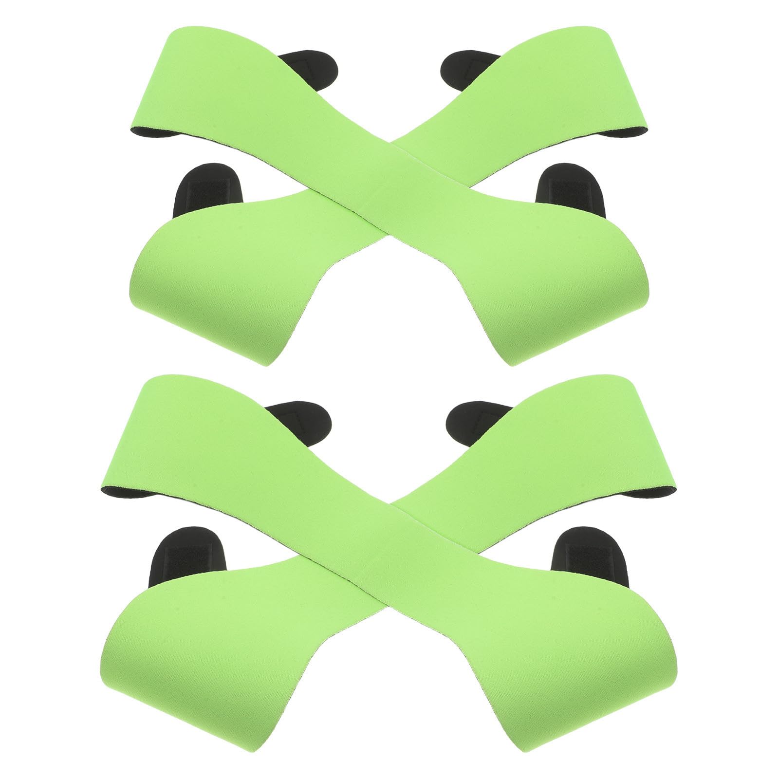 SEWACC 20 Piezas Diadema de Natación de Neopreno Ajustable para Protección Auditiva, Banda Deportiva Versátil para Ciclismo y Entrenamientos, Color Verde
