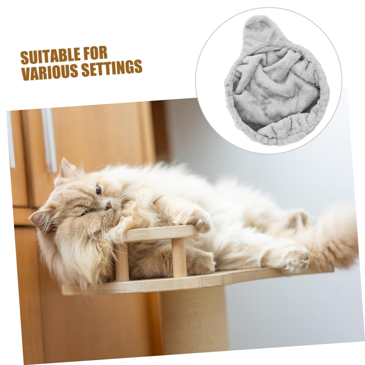 Amaca Per Gatti Da Interno 16.93X12.60X0.98In Letto Nido Cestino Per Gatto Riposo Confortevole Esercizio Attività Cat Tree Accessori