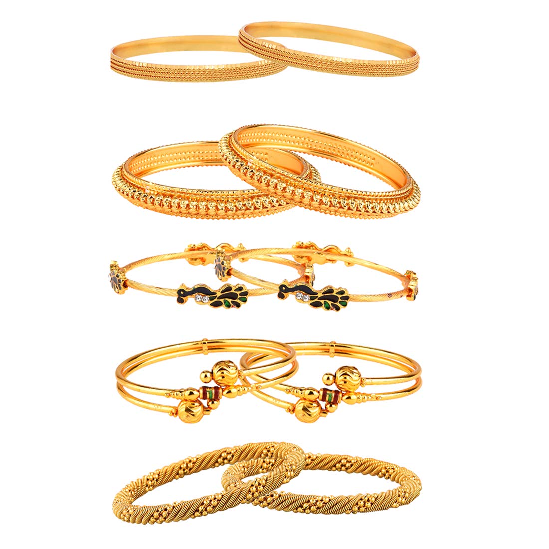 See full amazon price history chart for ZENEME Combo Of Designer Victoria Bangles, Pearls Bangles, Trendy Gold Plated and Coinage Bangles - Pack Of 10 (2.6) ZENEME Combo Of Designer Victoria Bangles, Pearls Bangles, Trendy Gold Plated and Coinage Bangles - Pack Of 10 (2.6) (B01KW1YN90) Amazon Price History, Amazon Price Tracker