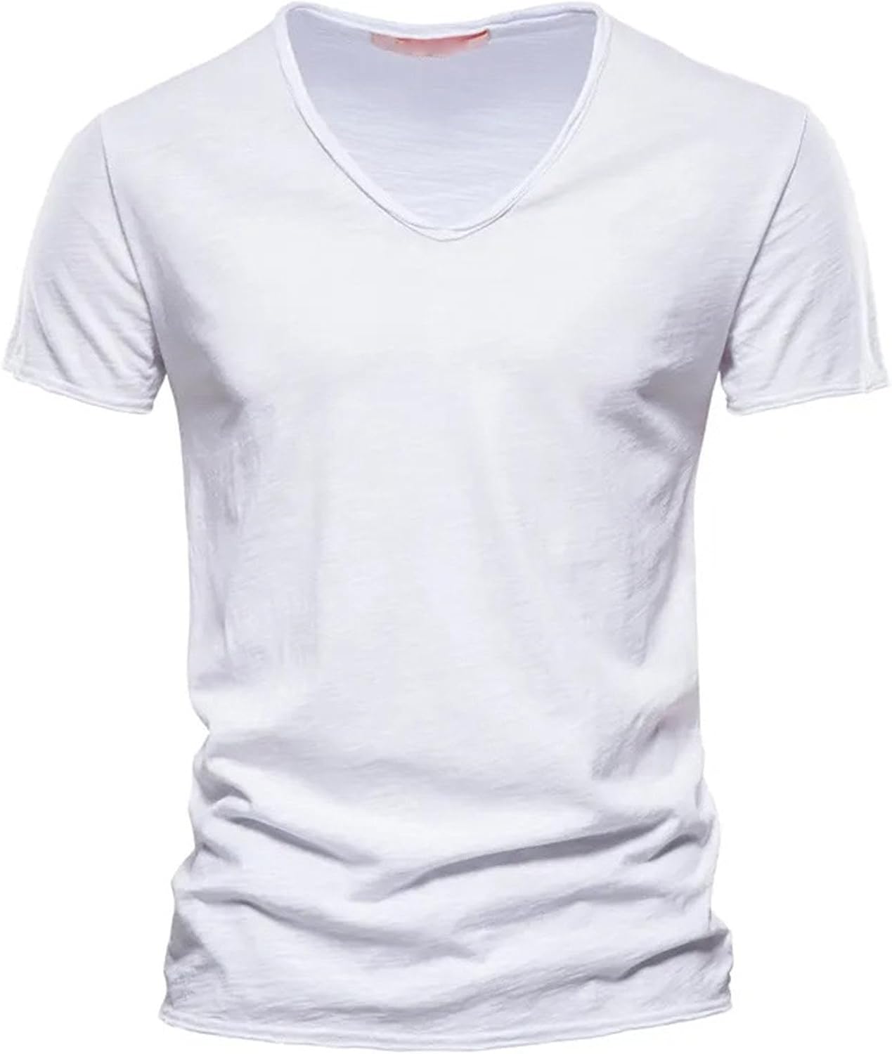 Workout Shirts for Men Summer Casual Short Sleeve V-Neck T-Shirts Lightweight Breathable Athletic Tees Tops