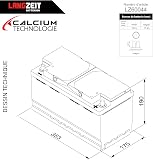 LANGZEIT batteria auto 100Ah 12V avviamento L5 sostituito 90Ah 95Ah 92Ah - 5