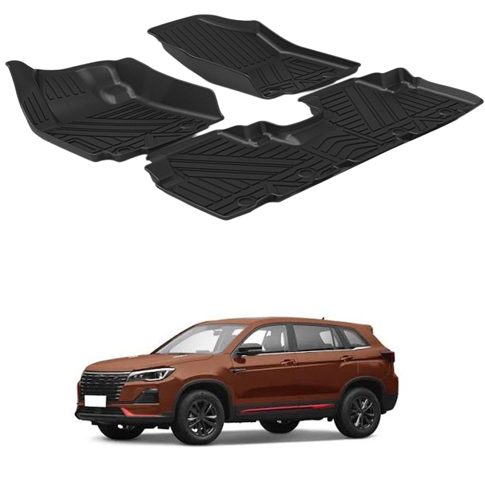 PAPEP Floor Mats for Changan CS75 (Pure Gasoline) 2014-2024 RHD