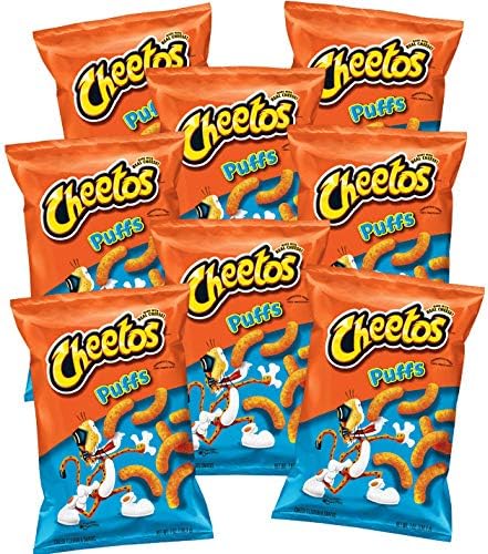 CHEETOS® Puffs Cheese Flavored Snacks, 1.375 ounce bags (pack of 8)