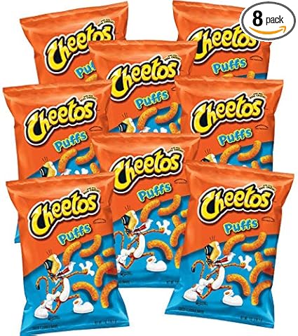 CHEETOS® Puffs Cheese Flavored Snacks, 1.375 ounce bags (pack of 8)