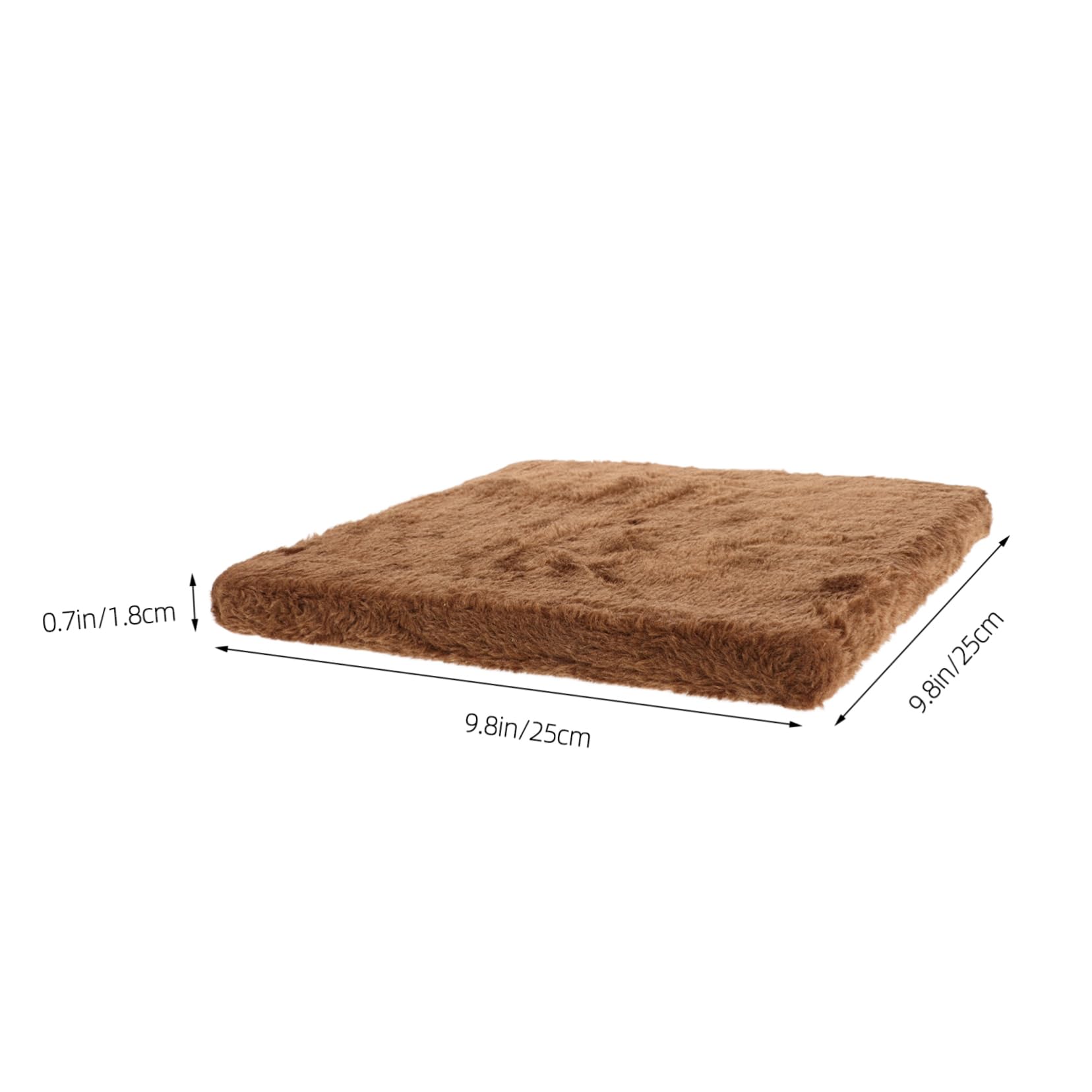 COLLBATH Katzenkratzbaum Platte aus Robustem Spanholz 25x25cm Verschleißfestes Selbstgemacht Katzenregal Glatte Oberfläche mit Abgerundeten Kanten Stabiler Kletter und Kratzuntergrund