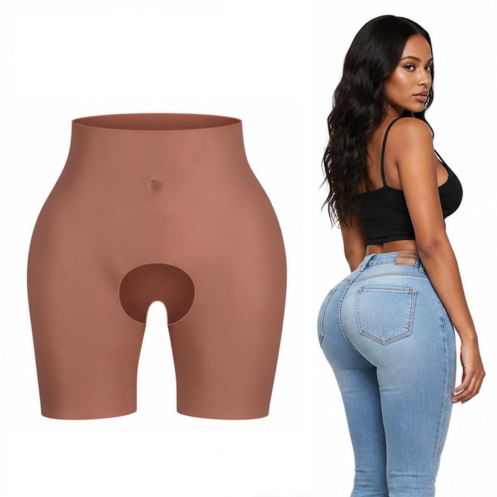 Bragas de Silicona para realzar los glúteos y Las Caderas, Faja Moldeadora Realista para travestis, Cosplay y Personas transgénero