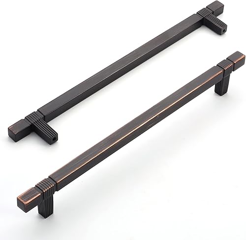 Vista 83 de Amerdeco Paquete de 10 tiradores de gabinete de cocina color negro mate de 3-3/4 pulgadas, accesorios para gabinetes, manijas de cocina, tiradores