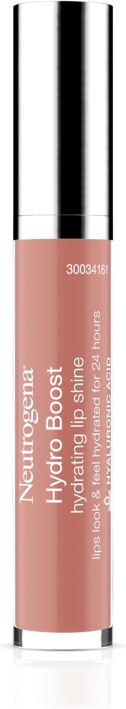 Neutrogena Hydro Boost Moisturizing Lip Gloss, Hydrating Non-Stick and Non-Drying Luminous Tinted Lip Shine with Hyaluronic Acid to Soften and Condition Lips, 20 Berry Brown, 0.10 oz