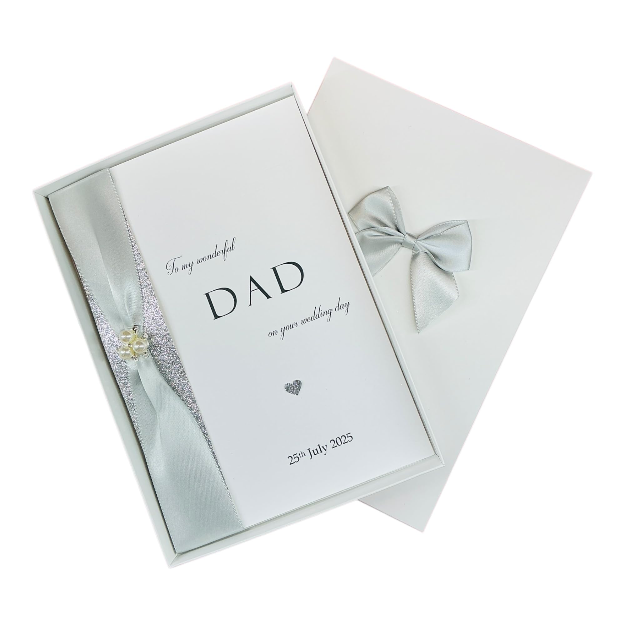To My Wonderful Dad Wedding Day Card Personalised - WR 12