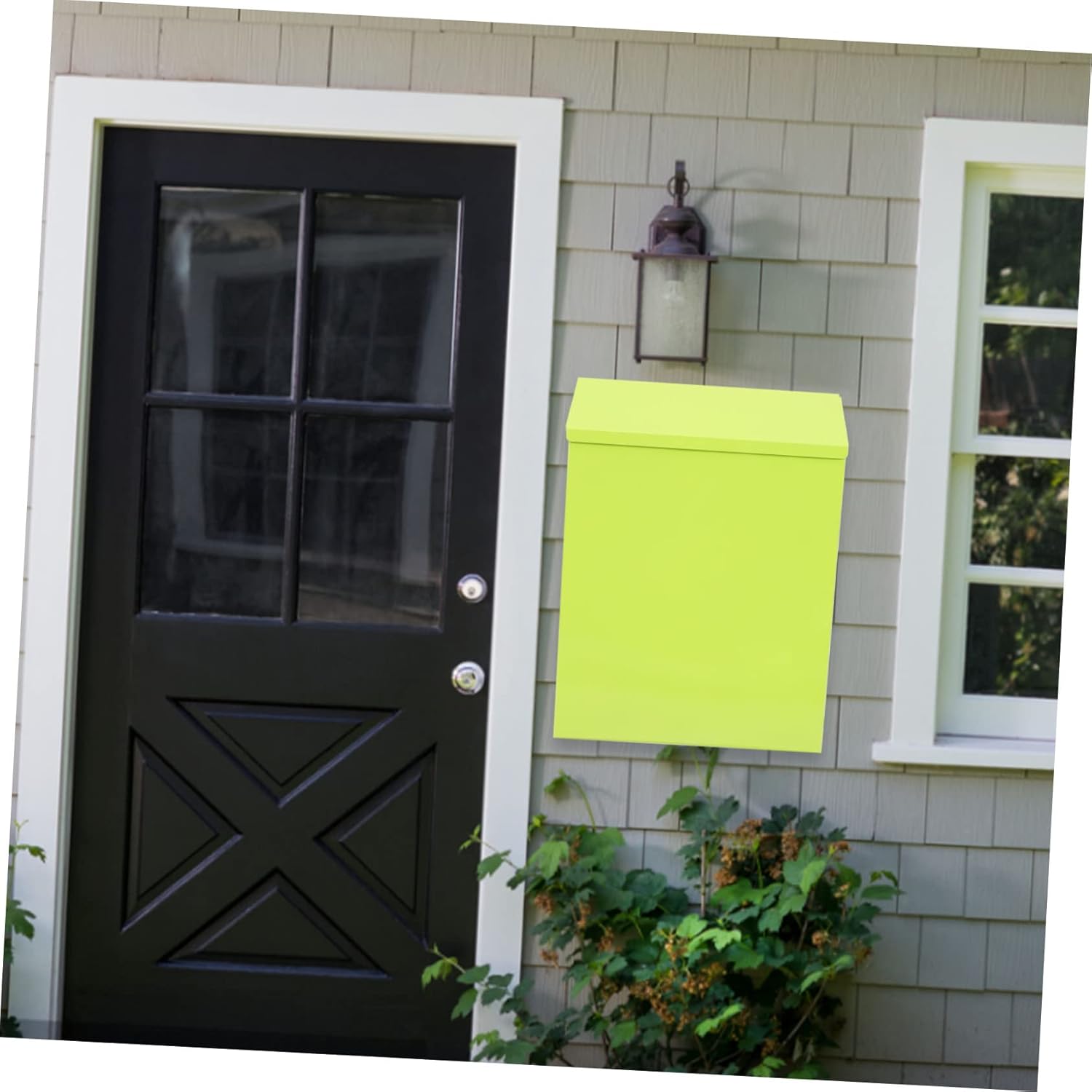 Wall Mounted Suggestion Box with Lock Durable Letter Mailbox for Home Supply Practical Household Mail Organizer Secure Wall Mount for Outside Documents and Letters