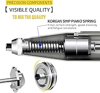 Vista 5 de HD-225A - Probador profesional de martillo de rebote de hormigón, herramienta de medidor de prueba de resiliómetro portátil con rango de 10-60