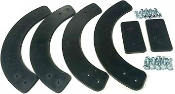 Review MaxLLTo Replacement 753-04472 Snow Blower Rectangle Paddles & Half Round Paddles Compatible for MTD Two-Cycle Single Stage Snow Wolf Snow Blowers Replace- 953-04472 735-04032 735-04033 710-0896