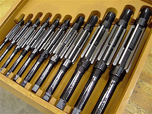 Juego de 11 escariador de mano extensible ajustable de 15/32 pulgadas -...