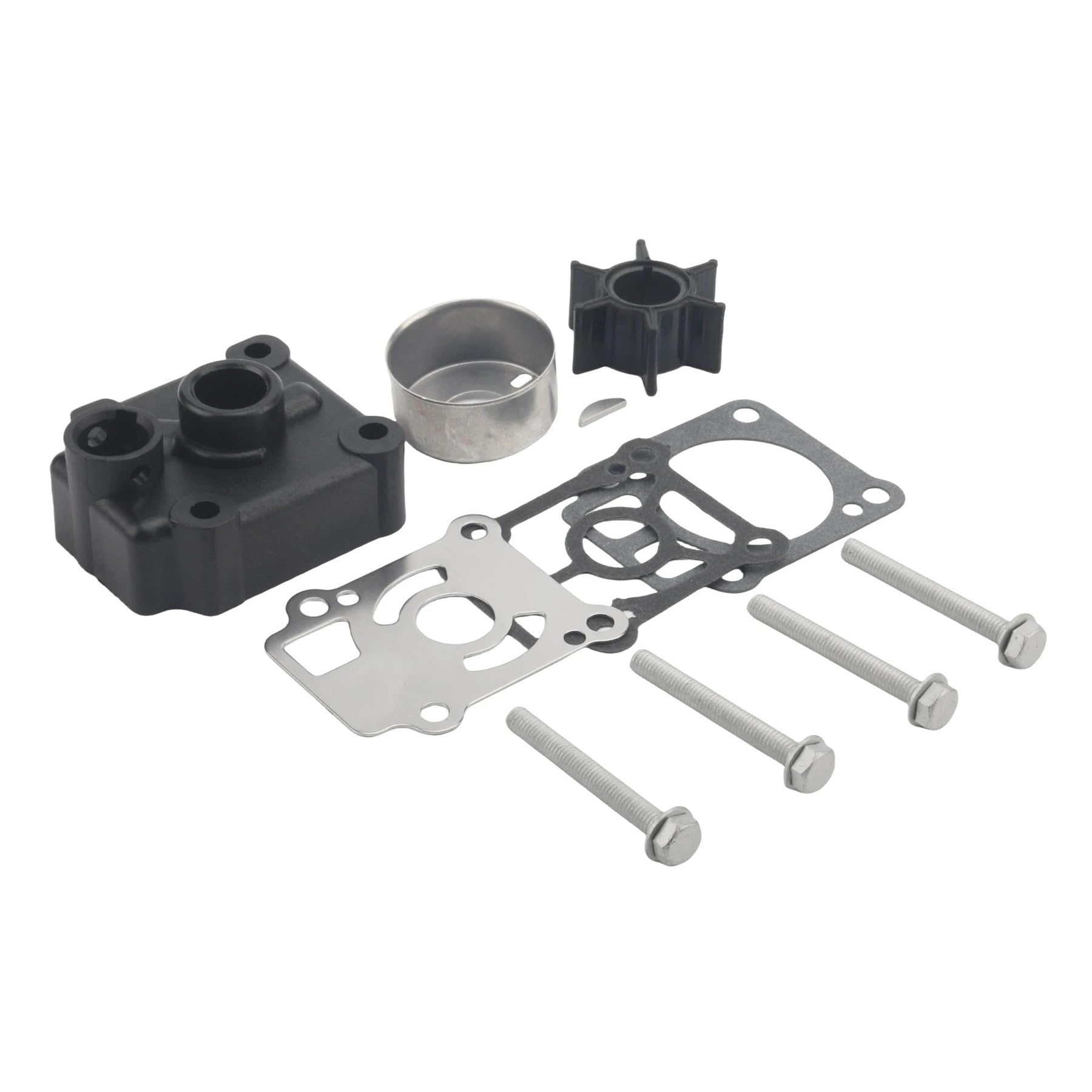 Bomba Agua Coche 361-87322 Kit Servicio Reconstrucción Bomba Agua Con Carcasa Para Tohatsu Para Nissan Para Motor Fueraborda Marino 25 A 40 HP NS M MX 361873220M Bombas Agua