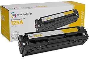 LD Products Remanufactured Yellow Toner Cartridge for HP 125A Printers