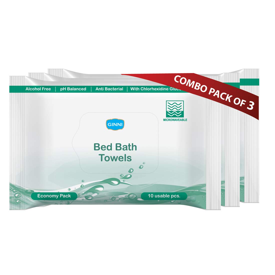 See full amazon price history chart for GINNI Hygiene Bed Bath Towel Big Wet Wipes For Adults, Patients Wet Wipes & Refreshing Sponge Bath (10 Pulls/Pack) (30 Wipes) GINNI Hygiene Bed Bath Towel Big Wet Wipes For Adults, Patients Wet Wipes & Refreshing Sponge Bath (10 Pulls/Pack) (30 Wipes) (B09497HL98) Amazon Price History, Amazon Price Tracker