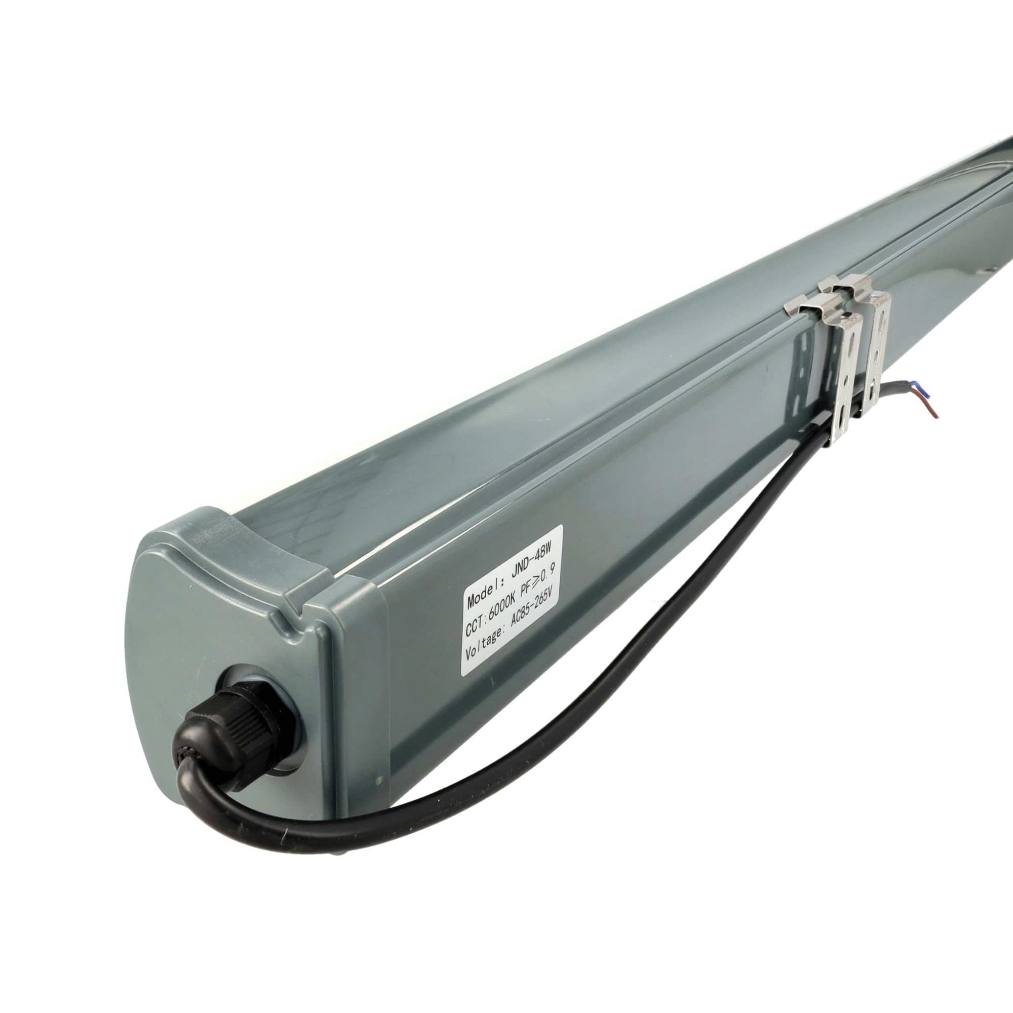 Jandei - Pantalla Led Estanca 120cm 48W 4400 Lumens, Luz Blanca Fría 6000K. IP65 Instalación Interior y Exterior. Conector PG11. Perfecto para Hogar, Negocio, Garajes y Espacios Exteriores...