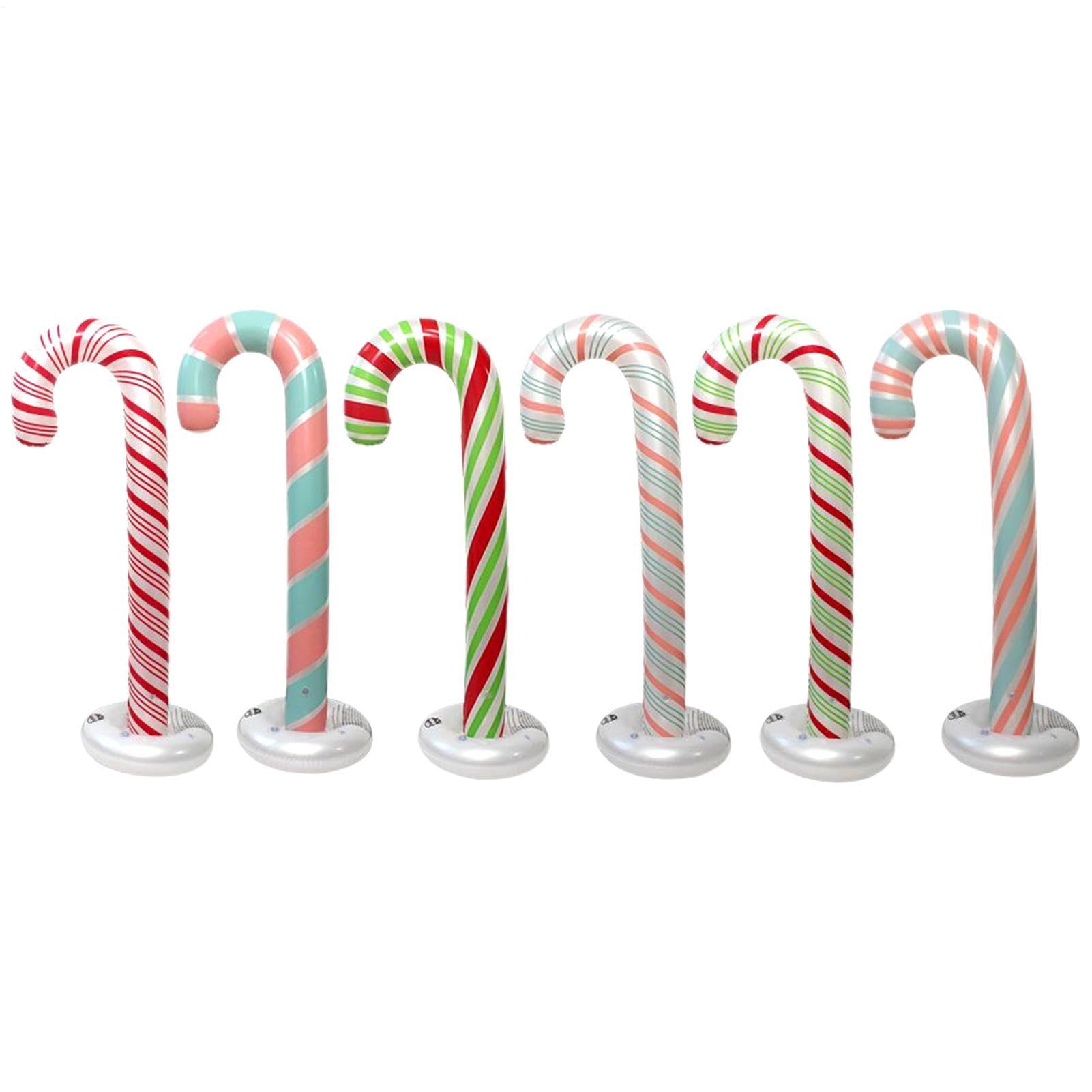 Weihnachts Aufblasbare Garten Dekorationen 130 cm Zuckerstange Dekoration