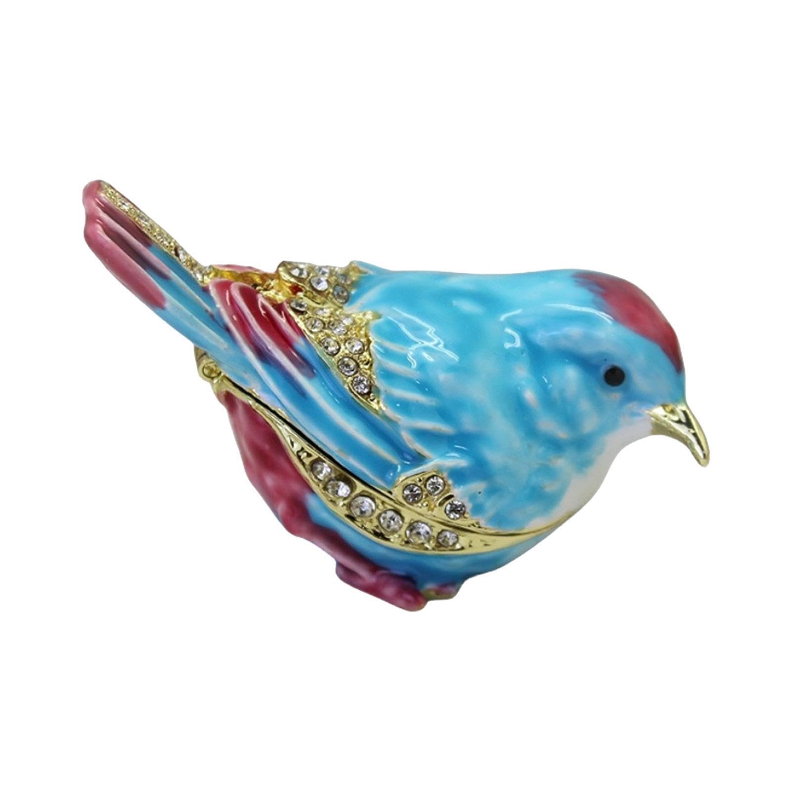 TWISAXC Exceptional Jewelry Organizer Case Bird Trinket Box With Lid Storage Solution For Important Pieces Mother Day Collectible Figurine Party Unique Gift