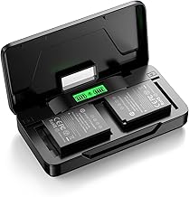 FirstPower NP-W126S Batteries with 20W Fast Charger for Fujifilm Cameras | Compatible with Fujifilm X100F X100VI X100V X-T30III X-T30II X-T30 X-S10 X-M5 X-E5 X-T3 X-T10 X-T20 X-E4 X-A5 X-A7 and More