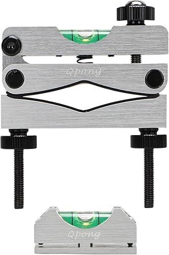 Miniatura 5 de Kit de nivelación de alcance Herramienta de nivelación magnética de nivel de alcance Sistema de nivelación de burbujas de alta precisión (abrazadera