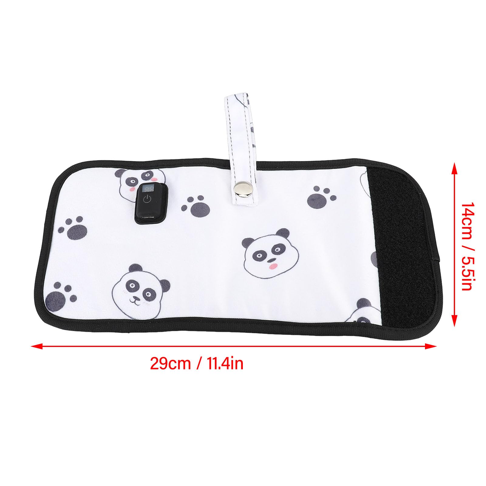 Jeanoko 1PCS Portable Bottle Warmer with USB Recharge, Milk Heat Keeper, Adjustable Travel Warmer with 21 Level Temperature Control for Home Family