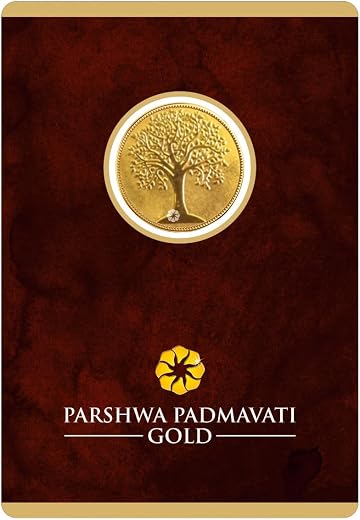 PPG 24k Gold Coin (999) Purity | Kalpavriksha Tree Design Round Shape Gold Bullion | Yellow Precious 24 Karat Gold Coin