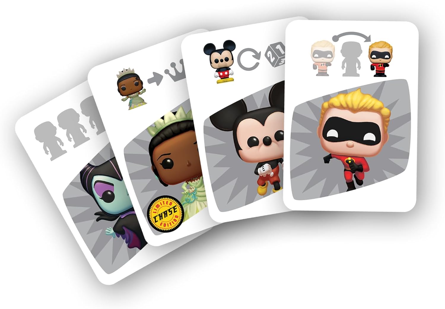 Funko Games Bitty Pop! Chase Game Disney | Easy to Learn, Fast-Paced Gameplay Features Disney Bitty Pop! Figures | 2-4 Players, Ages 6+