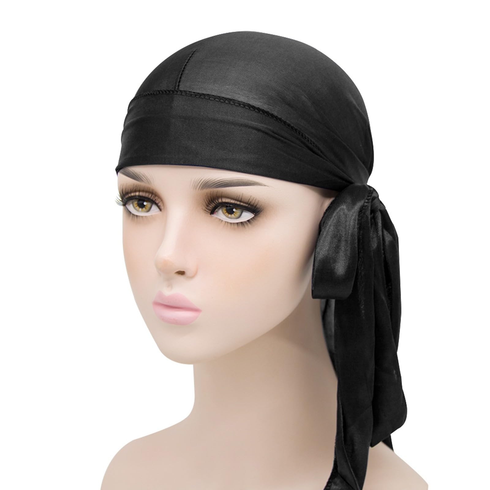 Generisch Opciones multicolores Durag | Silk Du Rags para hombres y mujeres | Perfecto para rizos de trenzas onduladas