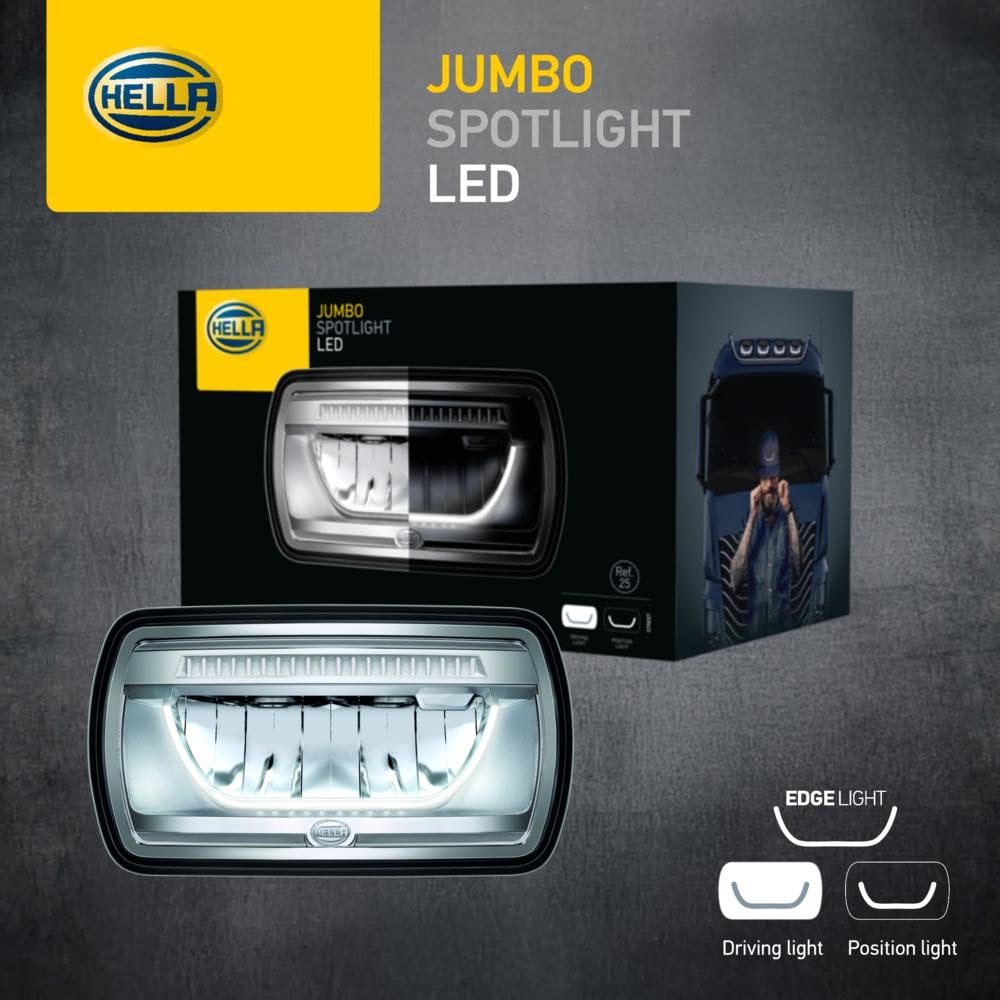 HELLA 1Fe 016 773-001 Led-Projecteur Longue Portée - Jumbo Led - 12/24V