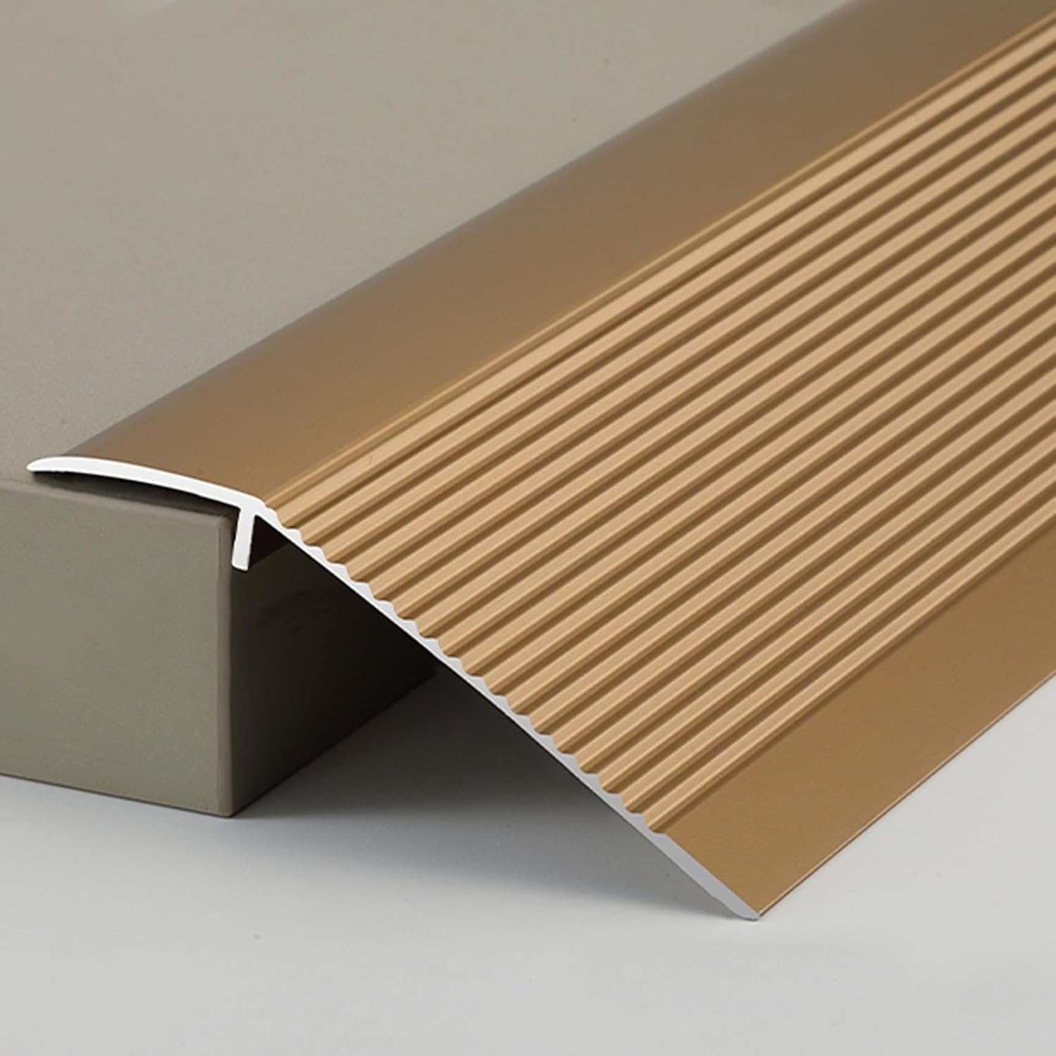 Door Floor Threshold Transition Strip, 10cm Aluminum Door Threshold Transition Strips for Wood to Tile Floor Joining Multicolor