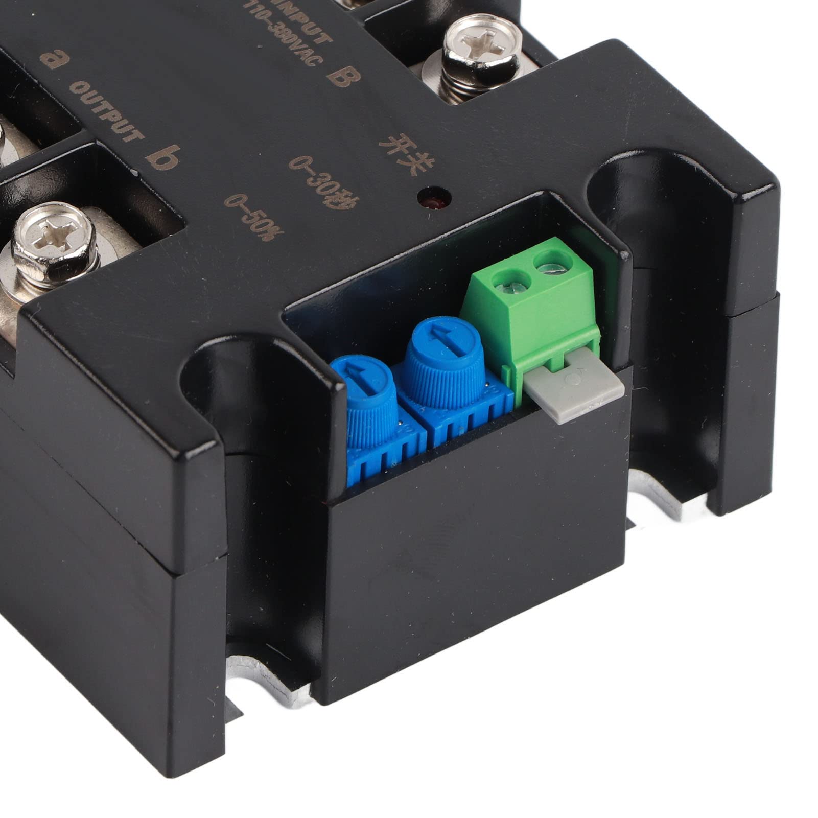 SSR-40WA-R Regolatore Elettrico Soft Start Monofase Bifas, 1,5 Kw Scheda Di Avviamento Modulo Ottico Con Fondo in Alluminio Module Controllore Starter Industriale Accessorio Controllo Motore Bifase