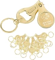 Vista 8 de 50 unidades de abrebotellas multifunción 4 en 1, cortaúñas, recuerdos de boda, cervecería privada, plateado, regalos multiherramienta para hombres