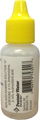 Miniatura 2 de Pentair 2 Rainbow Pool Spa OTO 1 Kit de prueba de cloro-bromo Soluciones 0.5 onzas cada uno