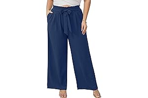 Women's Plus Size Paper Bag Pants: Comfort and Style