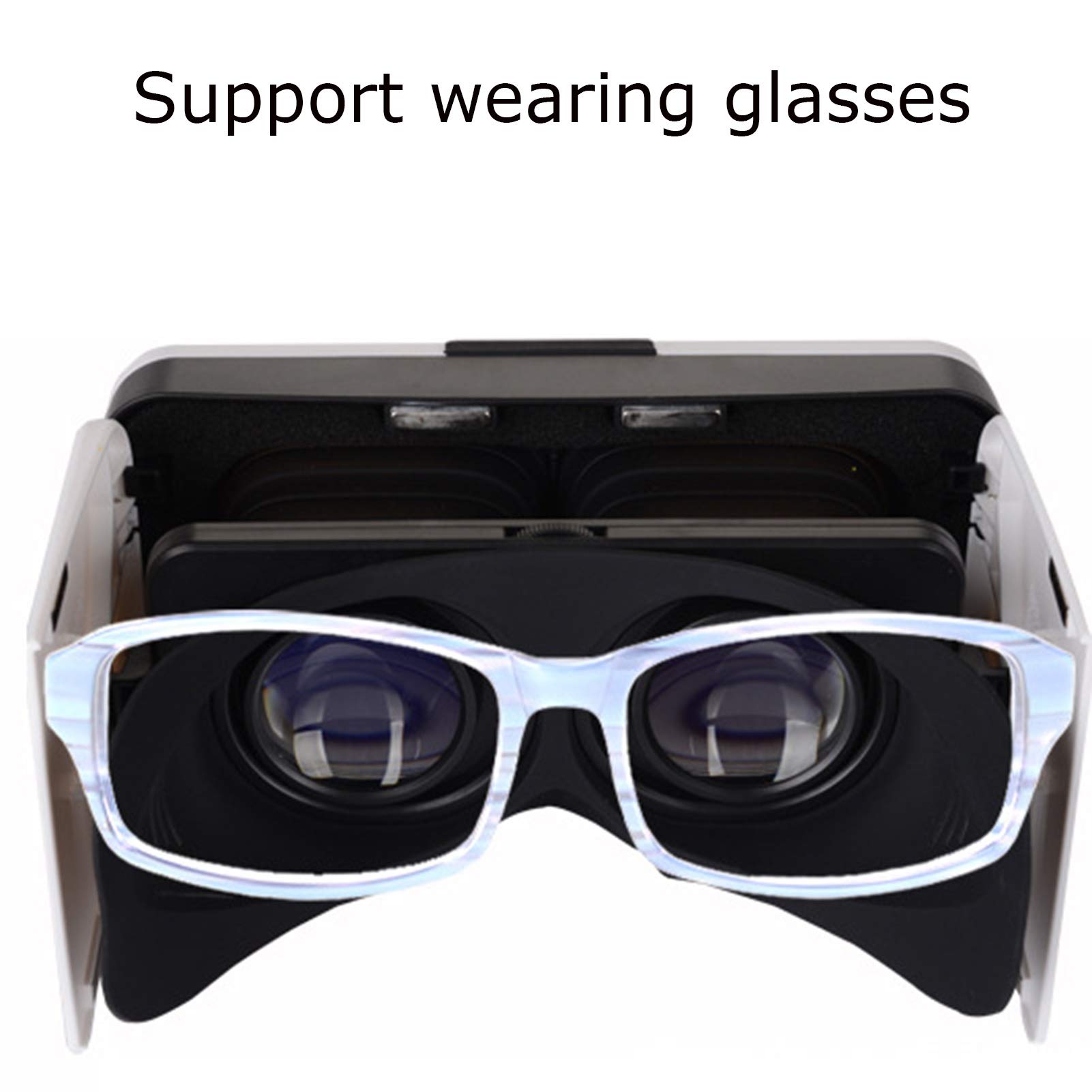 Amazon | YANJINGYJ VRゴーグル、VRヘッドセット、3D VR ゴーグル、VR