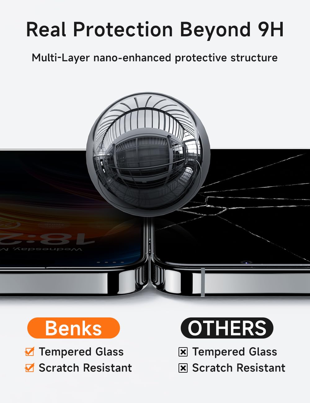 Pellicola Protettiva Anti-Spy Per IPhone 15 Pro Max 6,7" - Vetro Temperato, Pacco Da 2 - Foto 3