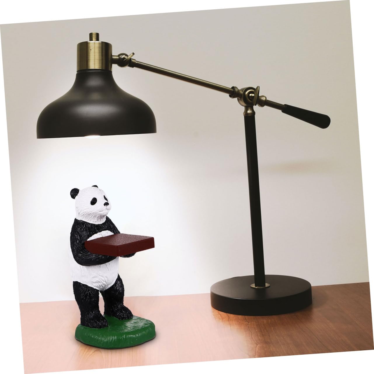 Beavorty Espositore Supporto Resina a Orologi Panda e da in Forma Polso Conservazione e Display Orologio Casa e Negozio