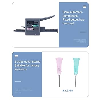 K2208 Solder Paste Extruder, Solder Paste Dispenser Portable Semi Automatic Flux Dispenser Solder Paste Extruder Solder Flux Glue Dispenser Flux Dispenser With Nozzle Flux Dispenser Extruder For  Flux G 601099632285378