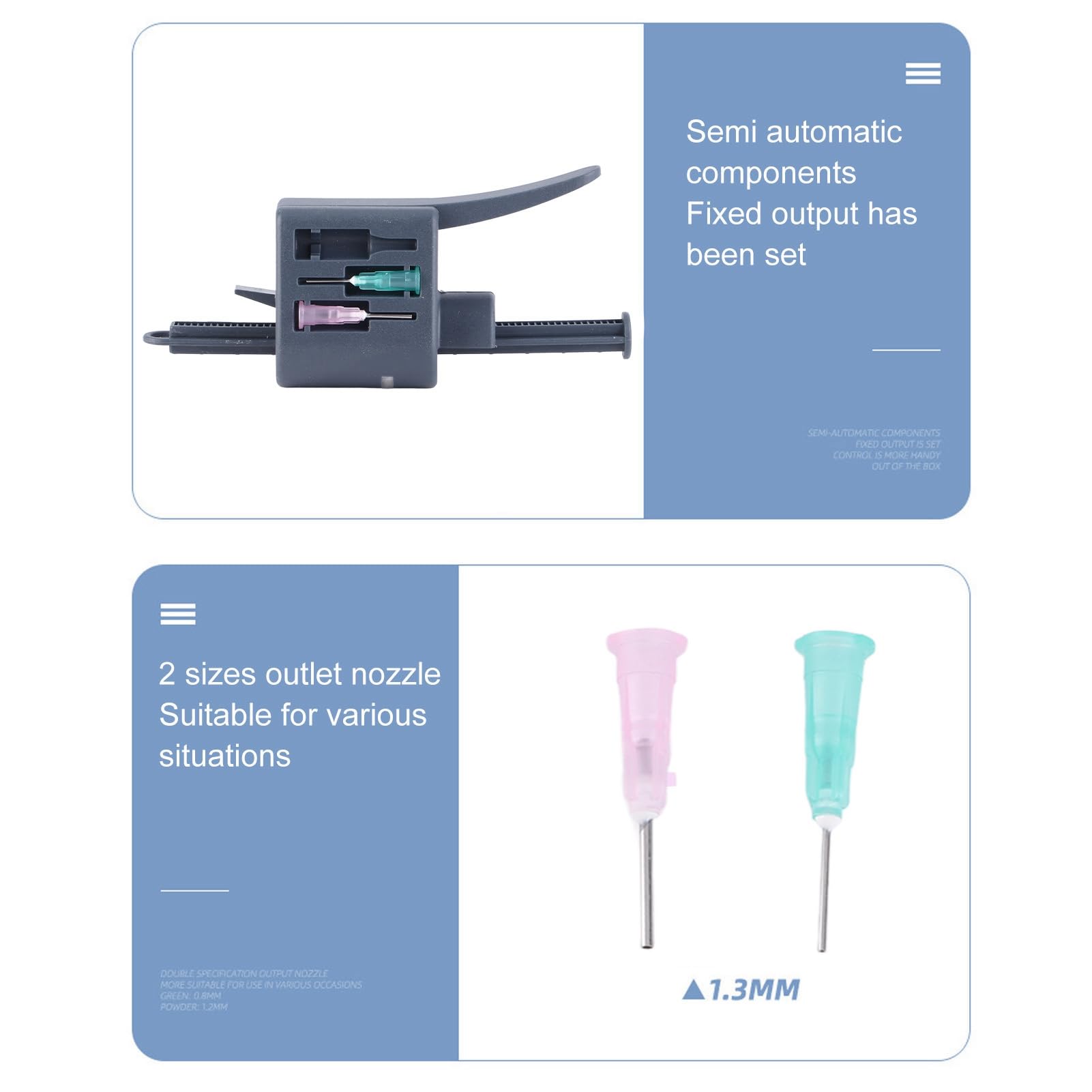 Extrudeuse De Pâte à Souder K2208 – Portable, Avec 2 Buses 1.3mm, Sortie Précise – Pour Soudure électronique Et DIY
