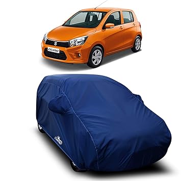 XGuard Water Resistant Car Body Cover Compatible with Maruti Suzuki Celerio (Navy Blue with Mirror)