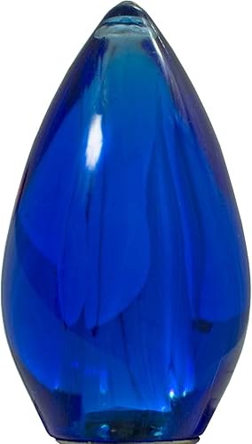 Miniatura 3 de Bombillas LED de Navidad para exteriores, C7 C9, parpadeantes, estilo candelabro, caja de repuesto de 25 unidades (azul transparente, C7)