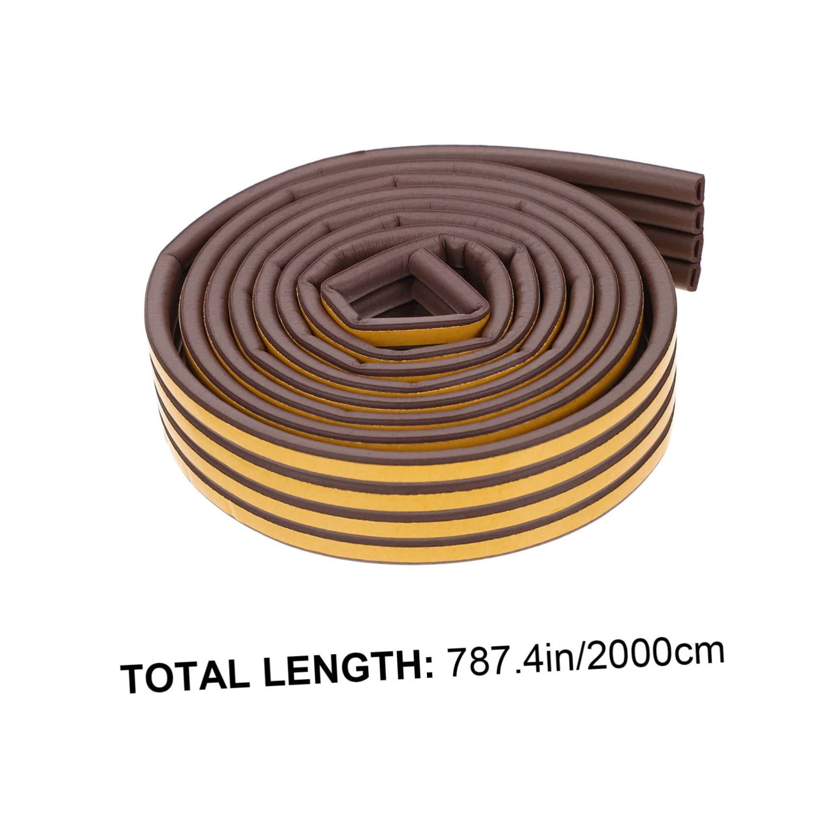 VILLCASE Under Door Draft Stopper Self-Adhesive Weather Stripping Seal Type for Noise Reduction Windproof Seal Strip for Sliding and Doors