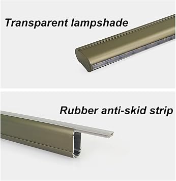 Closet Rod with Led Lighting 40-130cm, Black Metal Closet Rod with 2 Base, Wardrobe Rail with Built-in Lithium Battery,Heavy Duty Closet Bar 50kg Load, Metal Coat Hanger(900mm)